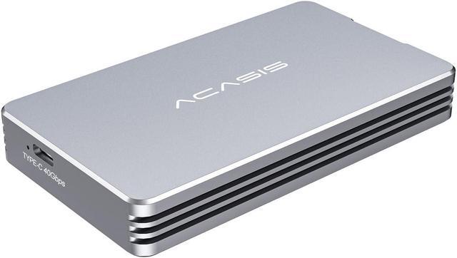 ACASIS 40Gbps M.2 NVMe SSD Enclosure, Tool Free Installation, TBU 401 for M1 M2 Pro/Max, Compatible with USB4/3.2/3.1/3.0/2.0, Support SSD Size 2280 ACASIS 40Gbps M.2 NVMe SSD Enclosure, Tool Free Installation, TBU 401 for M1 M2 Pro/Max, Compatible with USB4/3.2/3.1/3.0/2.0, Support SSD Size 2280