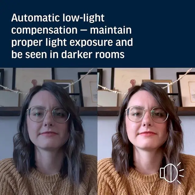 Alt view image 5 of 5 - Poly - Studio P5 Webcam with Blackwire 3325 Headset Kit (Plantronics + Polycom) - 1080p HD Professional Video Conferencing Camera & Stereo Audio Wired Headset USB-A - Certified for Zoom & Teams
