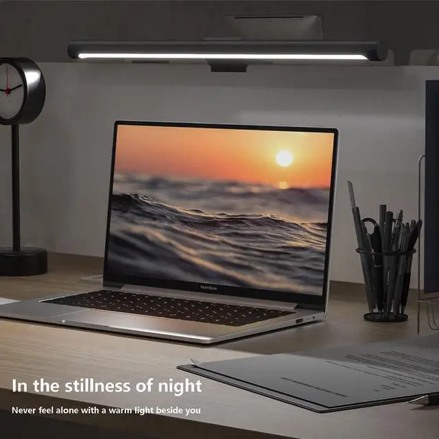 Alt view image 4 of 5 - Xiaomi Mi Computer Monitor Light Bar - Easy Installation, Extra Computer Lighting w/o Taking Desktop Space, with Wireless Remote Control Adjusting Lights Easily