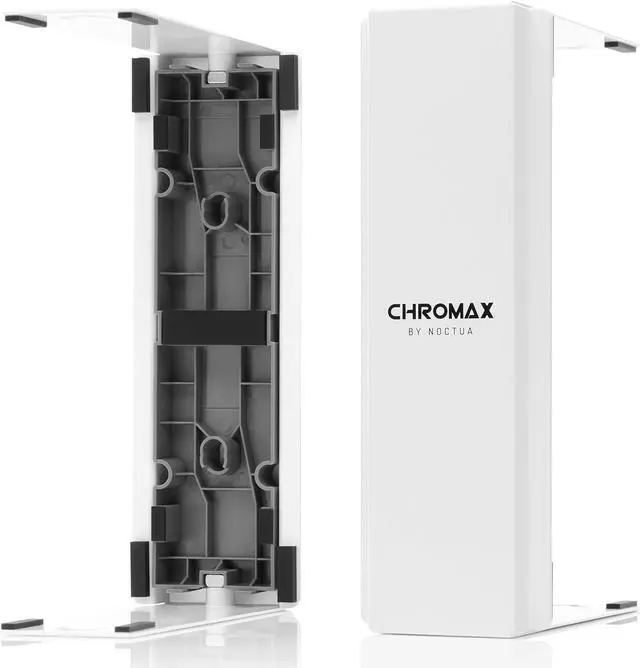 Alt view image 3 of 5 - Noctua NH-D15 CPU Cooler with NA-HC4 chromax.White Heatsink Covers