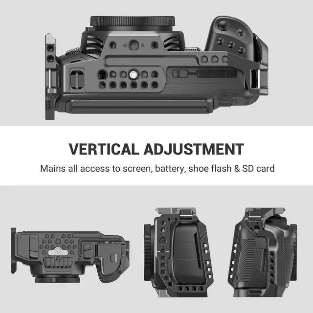 Alt view image 3 of 5 - [Bundle Product] SMALLRIG BMPCC 4K & 6K Cage 2203 + Mount Bracket SSD Holder for Samsung T5 SSD 2245