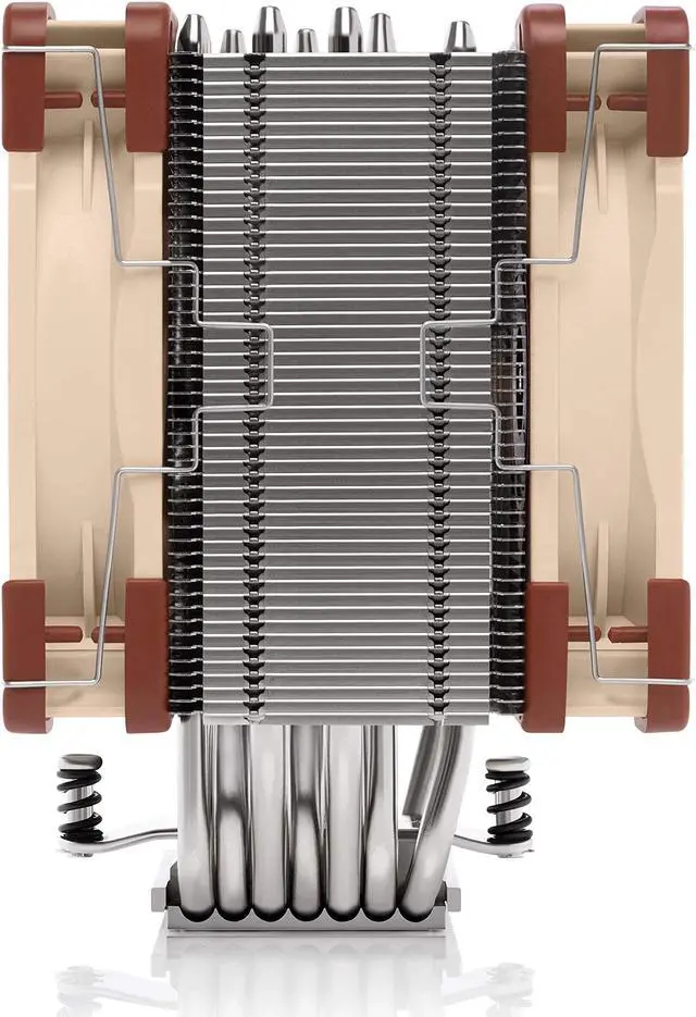 Alt view image 4 of 5 - Noctua NH-U12A CPU Cooler with NA-HC7 chromax.Black.swap heatsink Cover