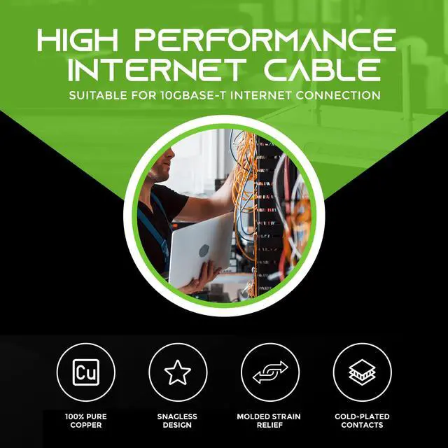 Alt view image 2 of 5 - GEARit 20Pack 1ft Cat6 Ethernet Cable & 150ft Cat6 Cable