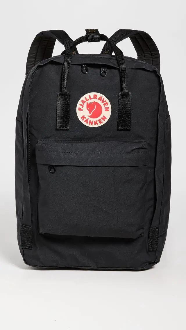 Alt view image 2 of 5 - Fjallraven Women's Kanken Laptop Backpack 17", Black, One Size