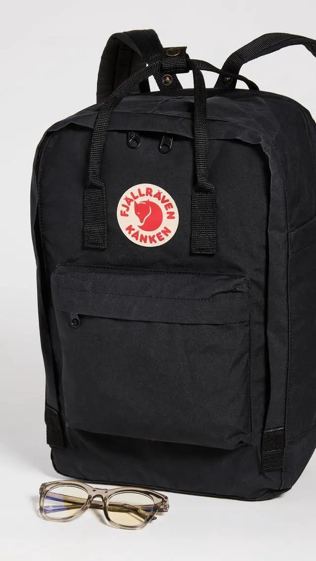 Alt view image 3 of 5 - Fjallraven Women's Kanken Laptop Backpack 17", Black, One Size