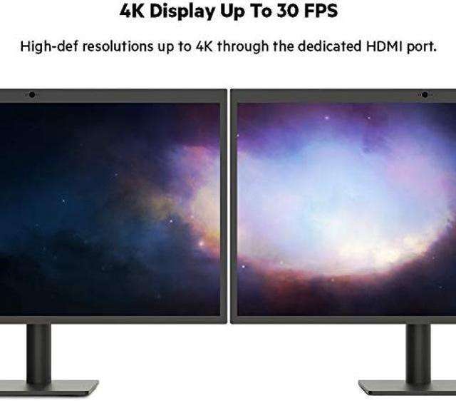 Alt view image 3 of 5 - Belkin USB C Hub, 11-in-1 Multi-Port Laptop Dock with 4K HDMI, DP, VGA, USB C Docking Station with 100W Power Delivery, USB A, Gigabit Ethernet, SD, MicroSD, 3.5mm Port For MacBook Pro, Air and More