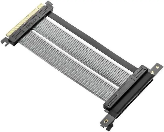 Alt view image 3 of 5 - CableMod Vertical PCI-e Bracket PCI-e 4.0 Edition (Black, 2 x DisplayPort)