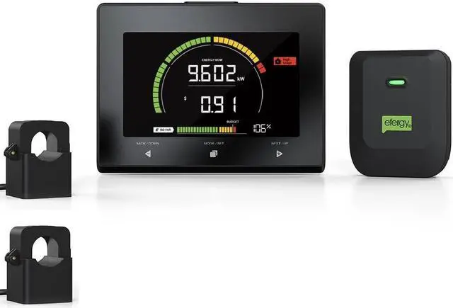 Main image of efergy Elite-Max Display Kit 7.9 Color Energy Monitor No WiFi Required. Data Download Direct from The Monitor