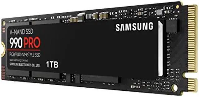 Alt view image 3 of 5 - SAMSUNG 990 Pro 1TB Gen4 NVMe SSD 7450MB/s 6900MB/s R/W 1550K/1200K IOPS 600TBW 1.5M Hrs MTBF for PS5 5yrs