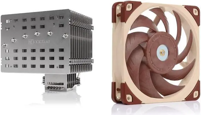 Main image of Noctua Bundle: 1x NH-P1 Passive CPU Cooler + 1x NF-A12x25 LS-PWM, Ultra Quiet Silent Fan