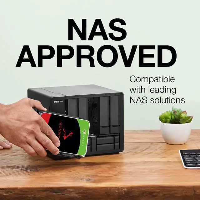 Alt view image 3 of 5 - Seagate IronWolf ST4000VN006 4 TB Hard Drive - 3.5" Internal - SATA (SATA/600) - Conventional Magnetic Recording (CMR) Method