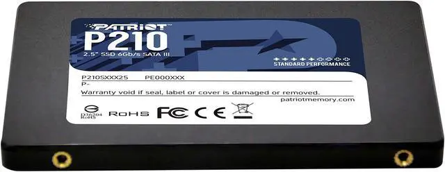 Alt view image 5 of 5 - Patriot P210 2TB Internal SSD - SATA 3 2.5" - Solid State Drive - P210S2TB25