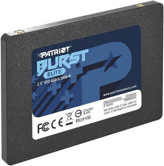 Alt view image 3 of 5 - Patriot Burst Elite 1.92TB Internal SSD - SATA 3 2.5" - Solid State Drive - PBE192TS25SSDR