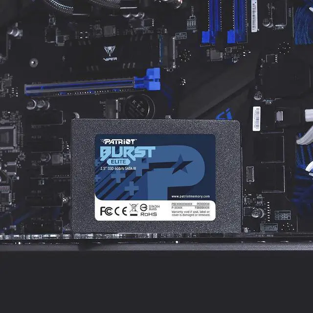 Alt view image 4 of 5 - Patriot Burst Elite 1.92TB Internal SSD - SATA 3 2.5" - Solid State Drive - PBE192TS25SSDR