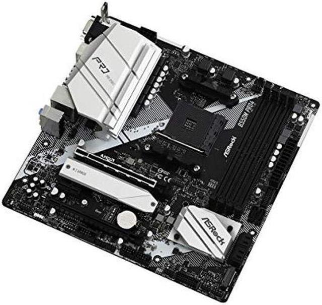 Alt view image 5 of 5 - ASRock B550M PRO4 Supports 3rd Gen AMD AM4 Ryzen(tm) / Future AMD Ryzen(tm) Processors Motherboard