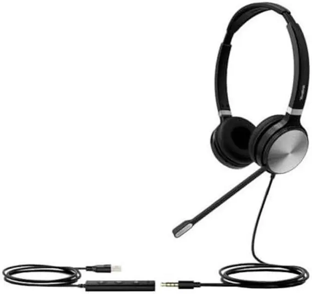 Alt view image 2 of 2 - Yealink YEA-UH36-DUAL-UC 1308016 Usb Wired Headset Dual
