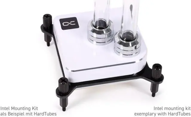 Alt view image 4 of 5 - Alphacool Core 1 CPU Water Block, White
