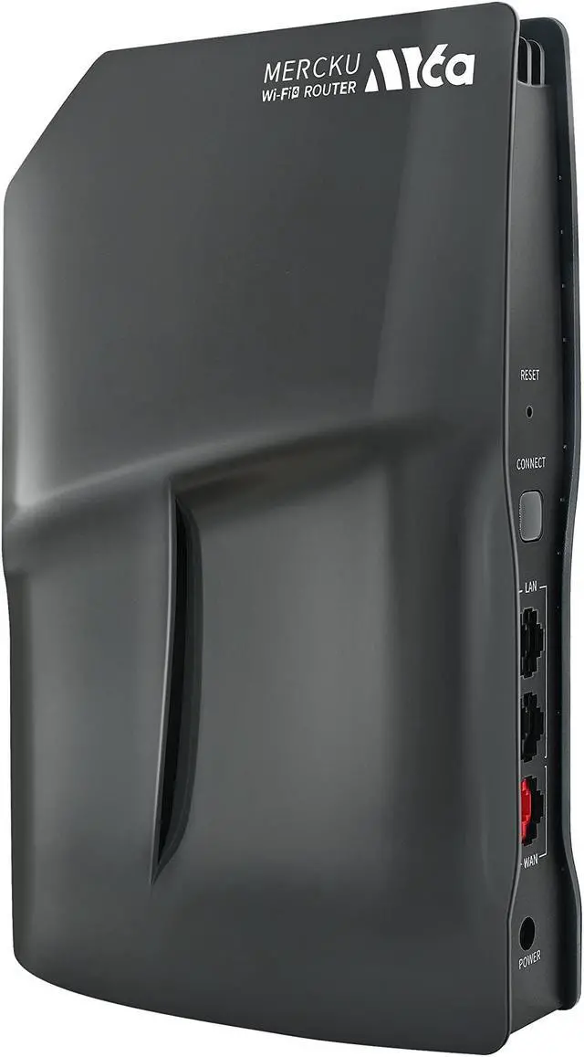 Main image of Mercku M6a Mesh Wi-Fi 6 Router for Wireless Internet 1 Pack Covers up to 3,000 sq.ft. Can Add More Units to Form a Mesh Wi-Fi System, Dual-Band Gigabit Router, App Control, AX1800, Iron Grey