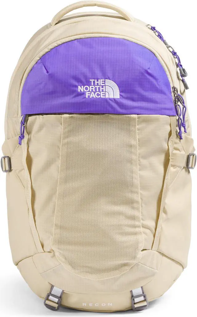 Main image of The North Face Women's Recon Everyday Laptop Backpack, Gravel/Optic Violet, One Size