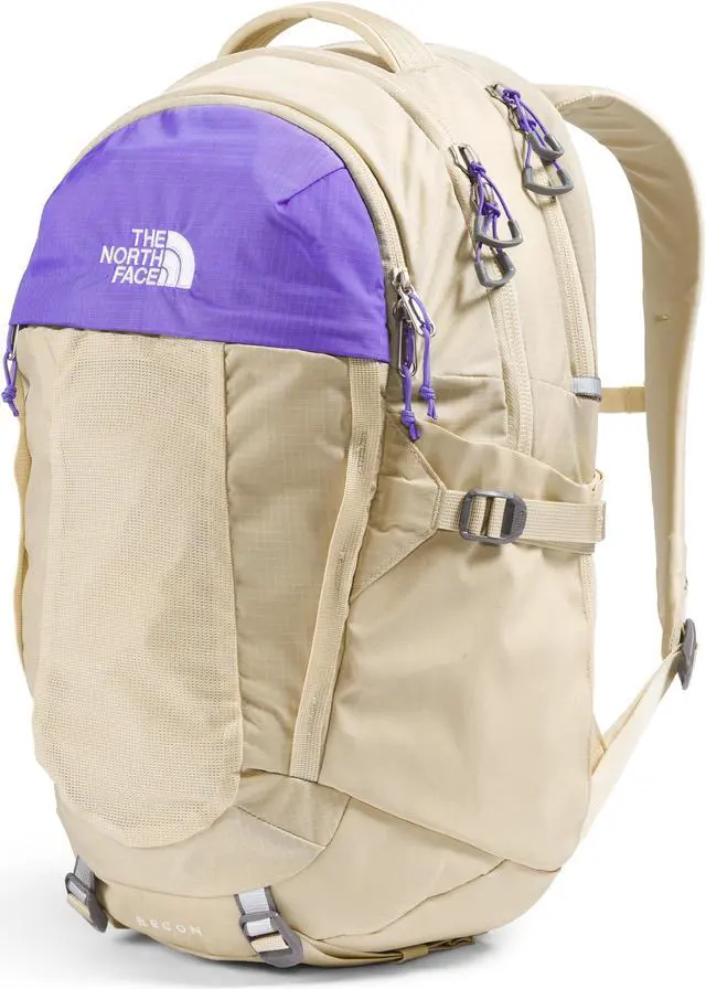 Alt view image 2 of 5 - The North Face Women's Recon Everyday Laptop Backpack, Gravel/Optic Violet, One Size