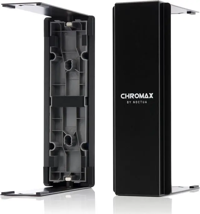 Alt view image 3 of 5 - Noctua NH-D15 chromax.Black CPU Cooler with NA-HC4 chromax.Black Heatsink Covers