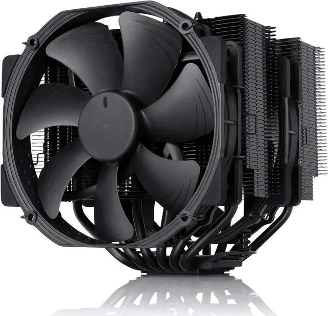 Alt view image 2 of 5 - Noctua NH-D15 chromax.Black CPU Cooler with NA-HC4 chromax.White Heatsink Covers