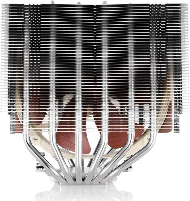 Alt view image 3 of 5 - Noctua NH-D15 CPU Cooler with NA-HC4 chromax.Black heatsink Covers