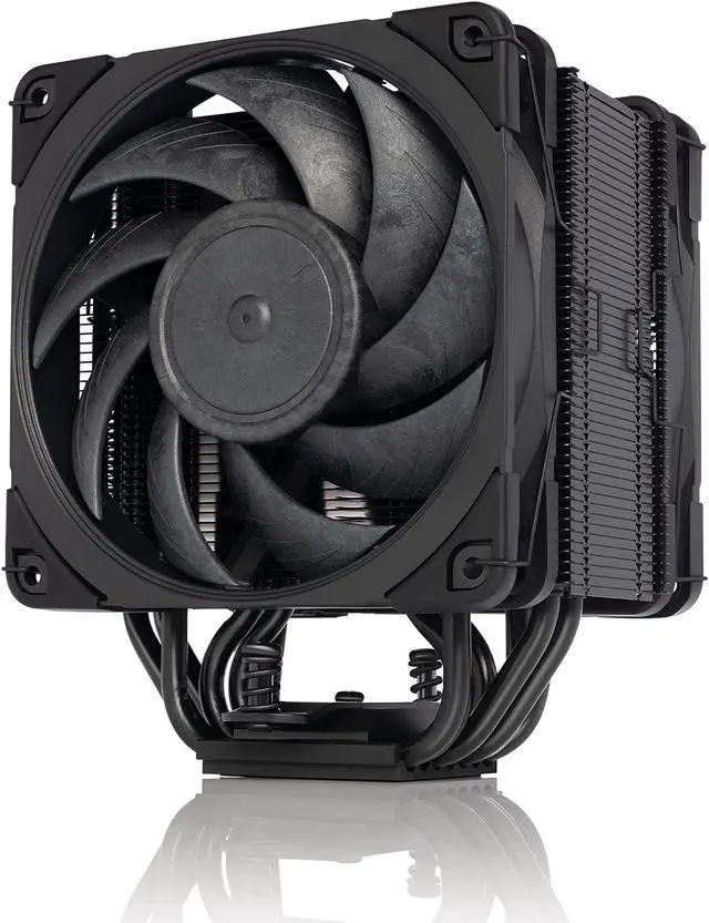Alt view image 2 of 5 - Noctua NH-U12A chromax.Black CPU Cooler with NA-HC8 chromax.White Heatsink Covers