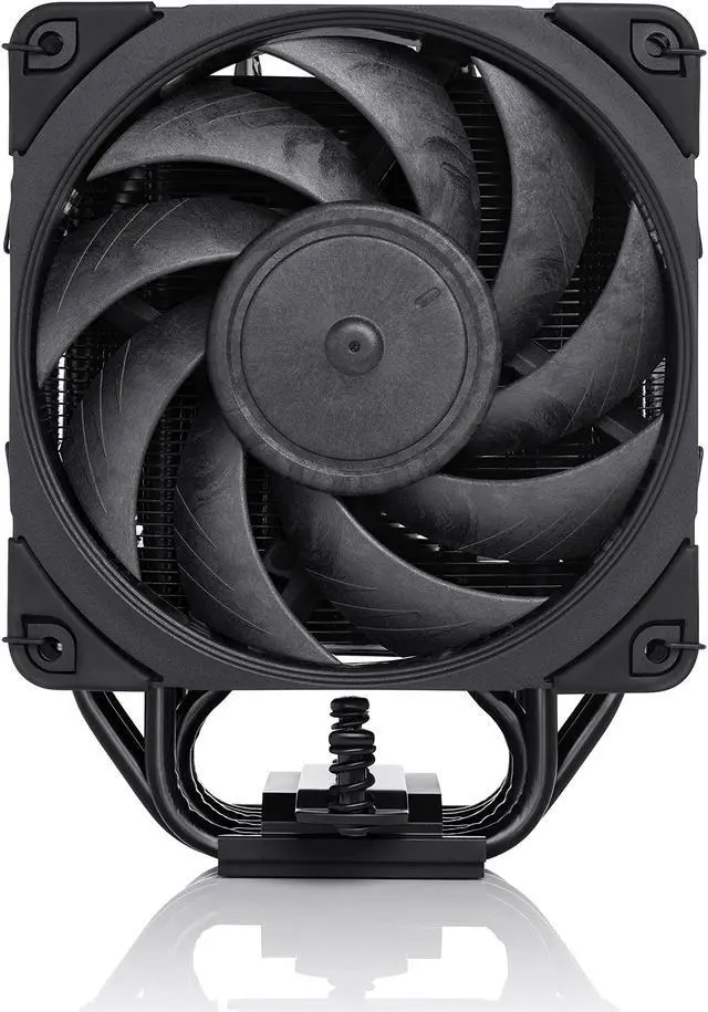 Alt view image 3 of 5 - Noctua NH-U12A chromax.Black CPU Cooler with NA-HC7 chromax.Black.swap heatsink Cover