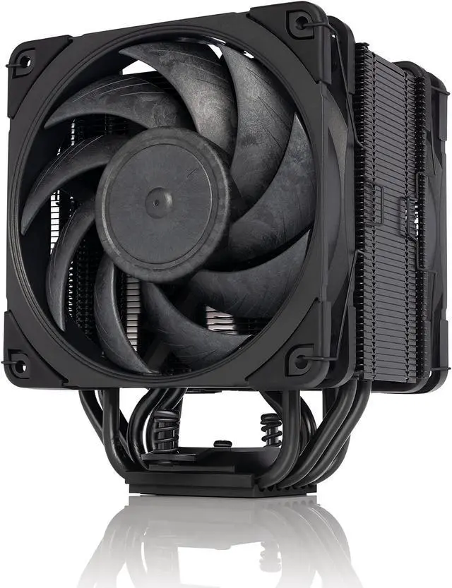 Alt view image 2 of 5 - Noctua NH-U12A chromax.Black CPU Cooler with NA-HC7 chromax.Black.swap heatsink Cover