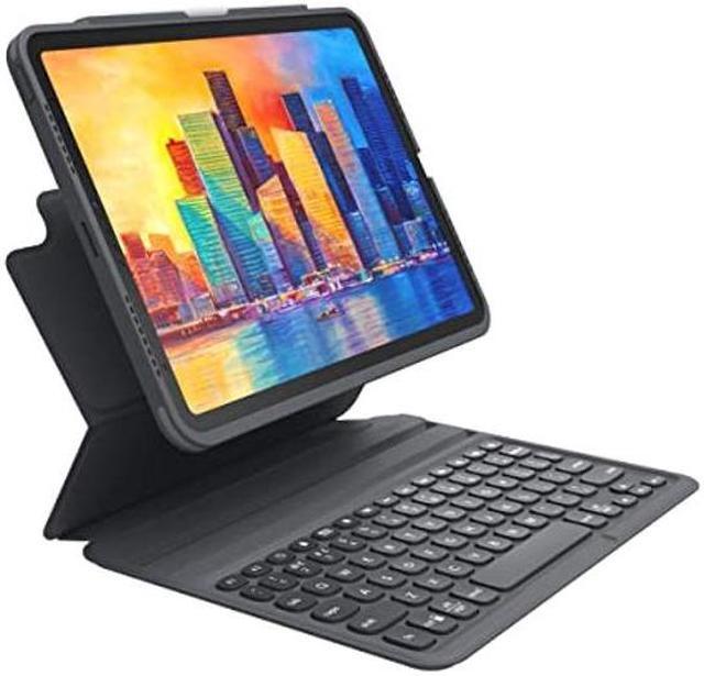 Main image of ZAGG Pro Keys Detachable Case and Wireless Keyboard for Apple iPad Air 10.9, Multi-Device Bluetooth Pairing, Backlit Laptop-Style Keys, Apple Pencil Holder, 6.6ft Drop Protection, Black