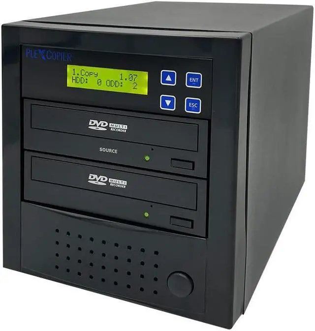Main image of PlexCopier 24X 1 to 1 CD DVD M-Disc Supported Duplicator Copier Tower with Free Copy Protection