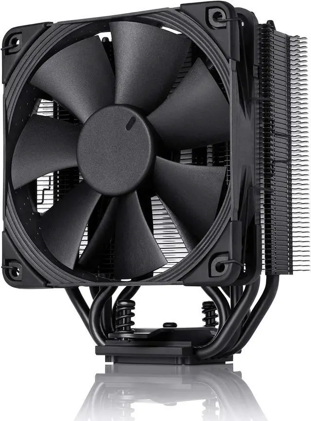 Alt view image 2 of 5 - Noctua NH-U12S chromax.Black CPU Cooler with NA-HC2 chromax.White heatsink Cover