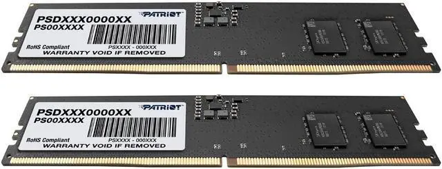 Alt view image 2 of 5 - Patriot Signature Line Series DDR5 32GB (2 x 16GB) 4800MHz UDIMM Kit - PSD532G4800K