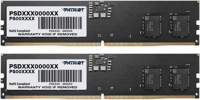 Main image of Patriot Signature Line Series DDR5 32GB (2 x 16GB) 4800MHz UDIMM Kit - PSD532G4800K