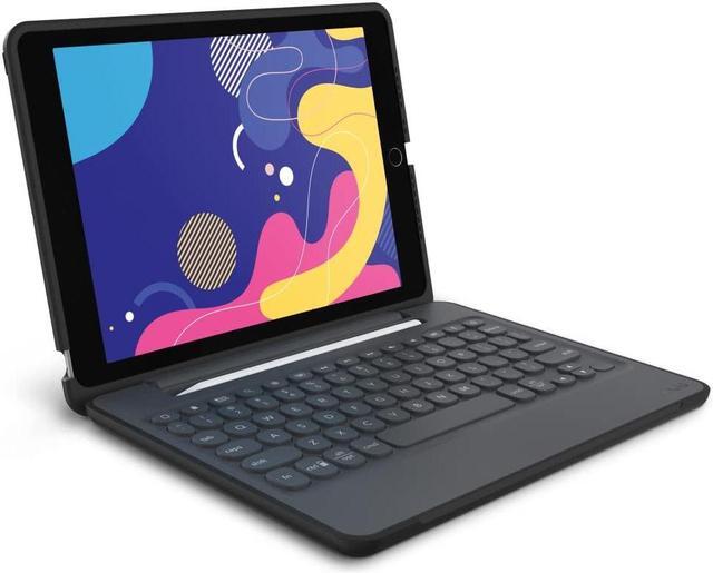 Main image of ZAGG Rugged Education Keyboard for Apple iPad 10.2" (7th & 8th Gen) 6FT Drop Protection | Durable | Black