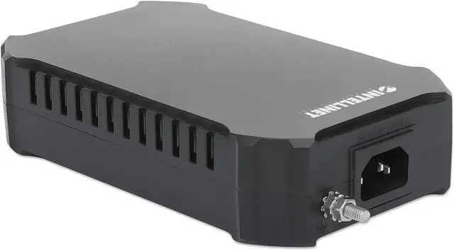 Alt view image 3 of 5 - Intellinet 10G Poe++ Injector - 95W Power Over Ethernet Output, Supports Up to 328ft, 10GBASE-T RJ45 Ethernet Port, Wall Mountable, Rubber - 3 Yr Mfg Warranty - 561945