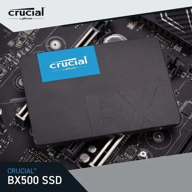 Alt view image 2 of 5 - Crucial BX500 2TB 3D NAND SATA 2.5-Inch Internal SSD, up to 540MB/s - CT2000BX500SSD1, Solid State Hard Drive