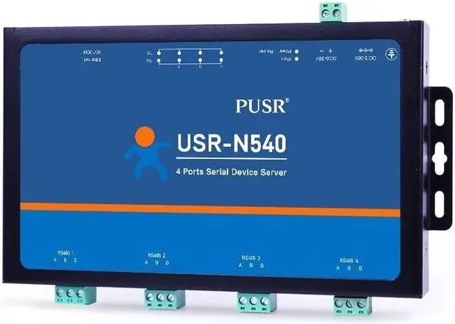 Main image of PUSR 4 Ports RS485 to Ethernet Converter MQTT Modbus Gateway Networking Serial Port Communication Server USR-N540