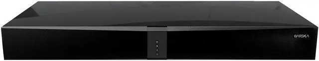 Main image of Barska Edge Plug-and-Play Sound Deck TR-100, with 3D Audio Technology, Enhanced Design, Bluetooth Connectivity, and High Fidelity Sound, One Cable to The TV and One to The Wall, Black