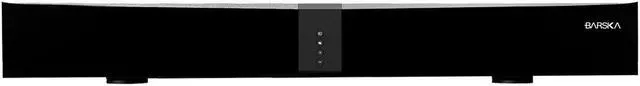 Alt view image 2 of 5 - Barska Edge Plug-and-Play Sound Deck TR-100, with 3D Audio Technology, Enhanced Design, Bluetooth Connectivity, and High Fidelity Sound, One Cable to The TV and One to The Wall, Black