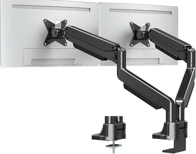Main image of MOUNTUP Dual Monitor Mount fits 17''-42'' Ultrawide Screen, Holds 6.6-33lbs, Dual Monitor Arm Desk Mount, Heavy Duty Gas Spring Monitor Stand for 2 Monitors, Vesa Mount with Clamp/Grommet Base