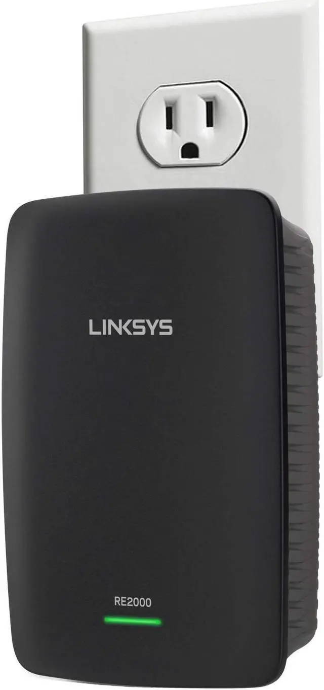Alt view image 5 of 5 - Linksys RE2000 N600 Dual-Band Wireless Range Extender