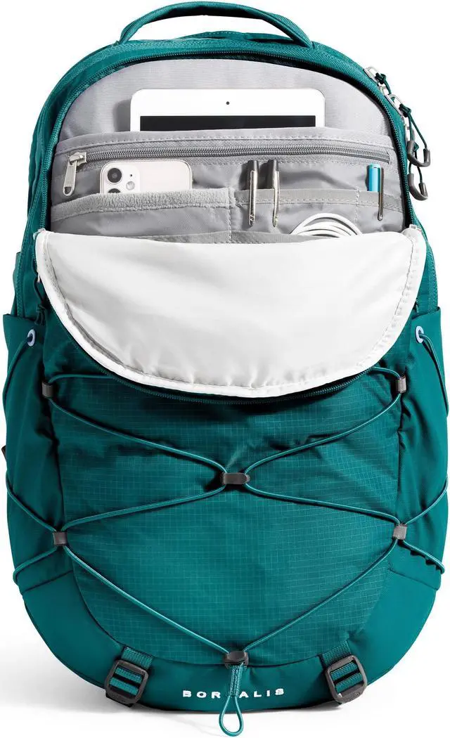 Alt view image 4 of 5 - THE NORTH FACE Women's Borealis Commuter Laptop Backpack, Harbor Blue/TNF White, One Size