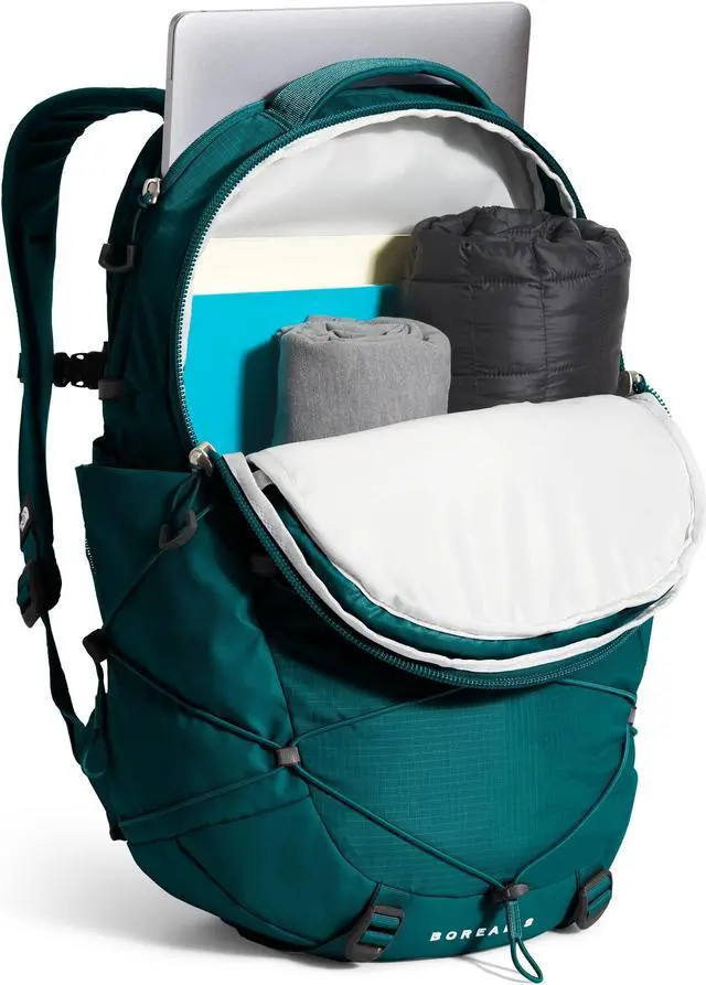 Alt view image 5 of 5 - THE NORTH FACE Women's Borealis Commuter Laptop Backpack, Harbor Blue/TNF White, One Size