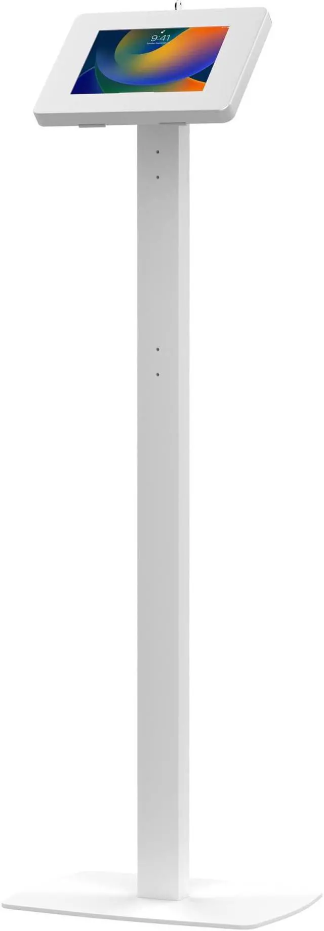 Main image of Thin Floor Stand - CTA Tall Standing 360 Degree Kiosk Display Tablet Holder - Charger Access & Lock for iPad mini A17 Pro & 1/2/3/4/5/6 - Samsung Tab A 8''