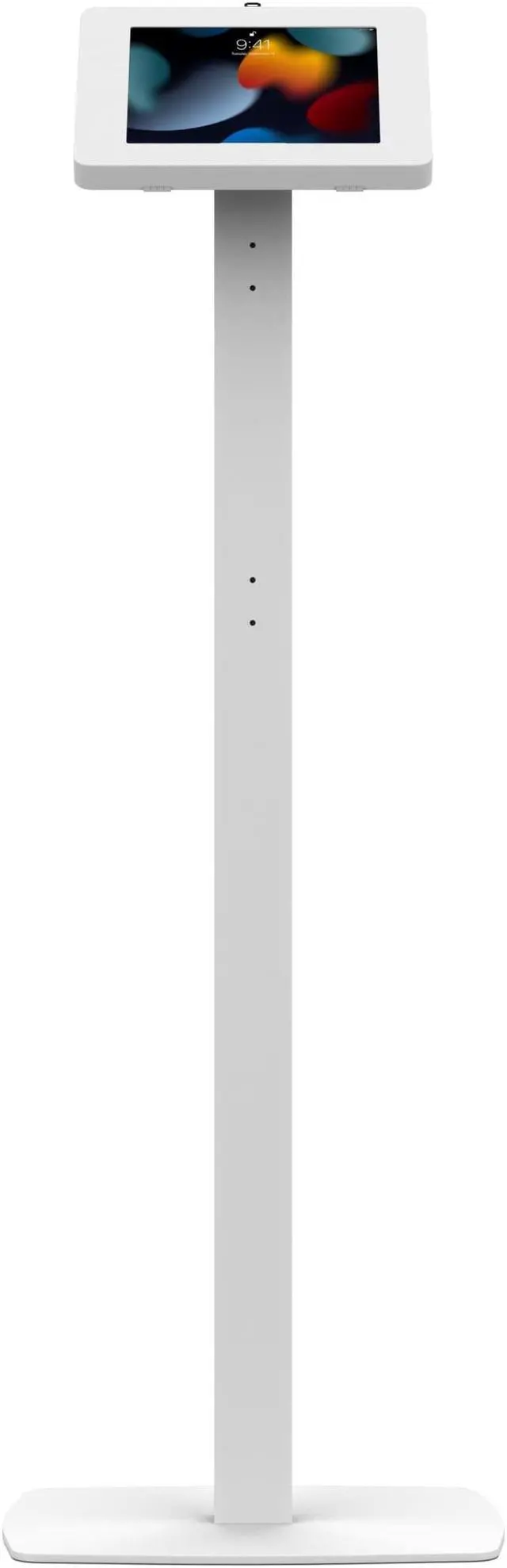 Alt view image 3 of 5 - Thin Floor Stand - CTA Tall Standing 360 Degree Kiosk Display Tablet Holder - Charger Access & Lock for iPad mini A17 Pro & 1/2/3/4/5/6 - Samsung Tab A 8''