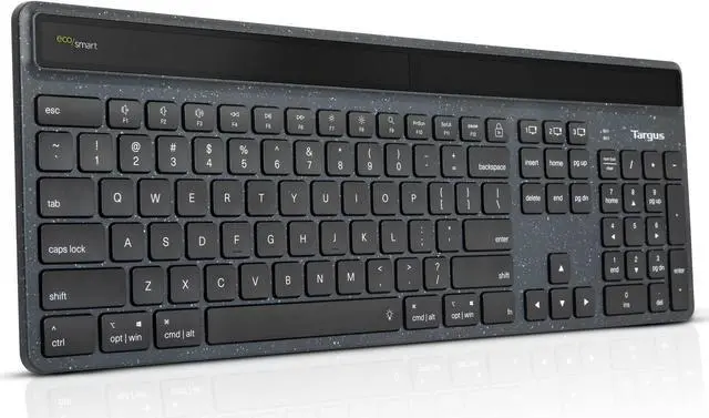 Main image of Targus Sustainable Energy Harvesting EcoSmart Keyboard (AKB868US)