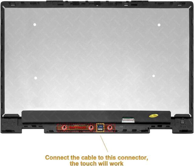 Alt view image 4 of 5 - LCDOLED Replacement 15.6 inches FullHD LCD Touch Screen Digitizer Assembly Bezel with Board for HP Envy x360 m 15-bp100 15m-bp000 15m-bp100 15-bp051nr 15m-bp011dx 15m-bp012dx 15m-bp111dx 15m-bp112dx