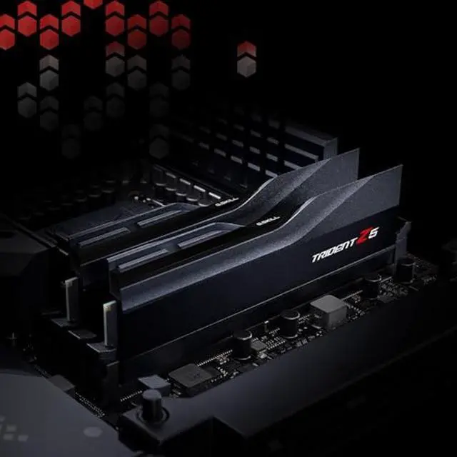 Alt view image 5 of 5 - G.SKILL Trident Z5 Series (Intel XMP 3.0) DDR5 RAM 32GB (2x16GB) 6400MT/s CL32-39-39-102 1.40V Desktop Computer Memory UDIMM - Matte Black (F5-6400J3239G16GA2-TZ5K)